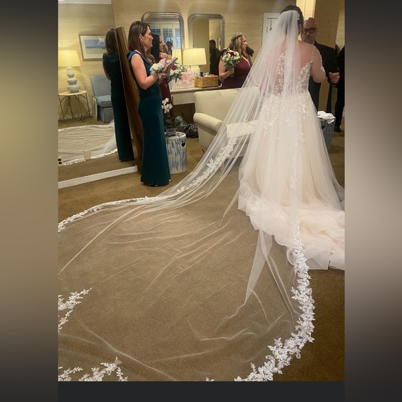  Cathedral Veil from kleinfelds - Picture 1 of 7